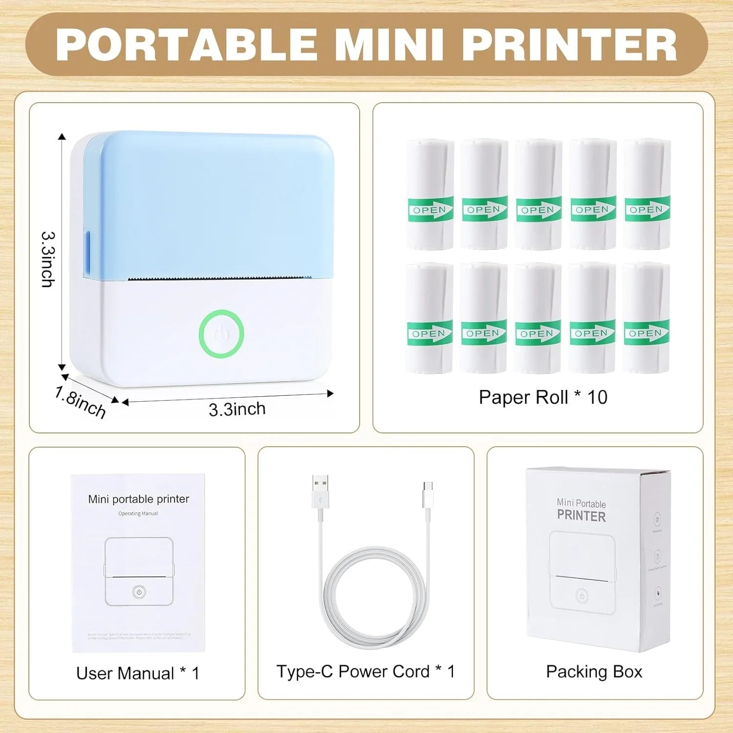MiniPrintPro – Inkless Sticker & Label Maker