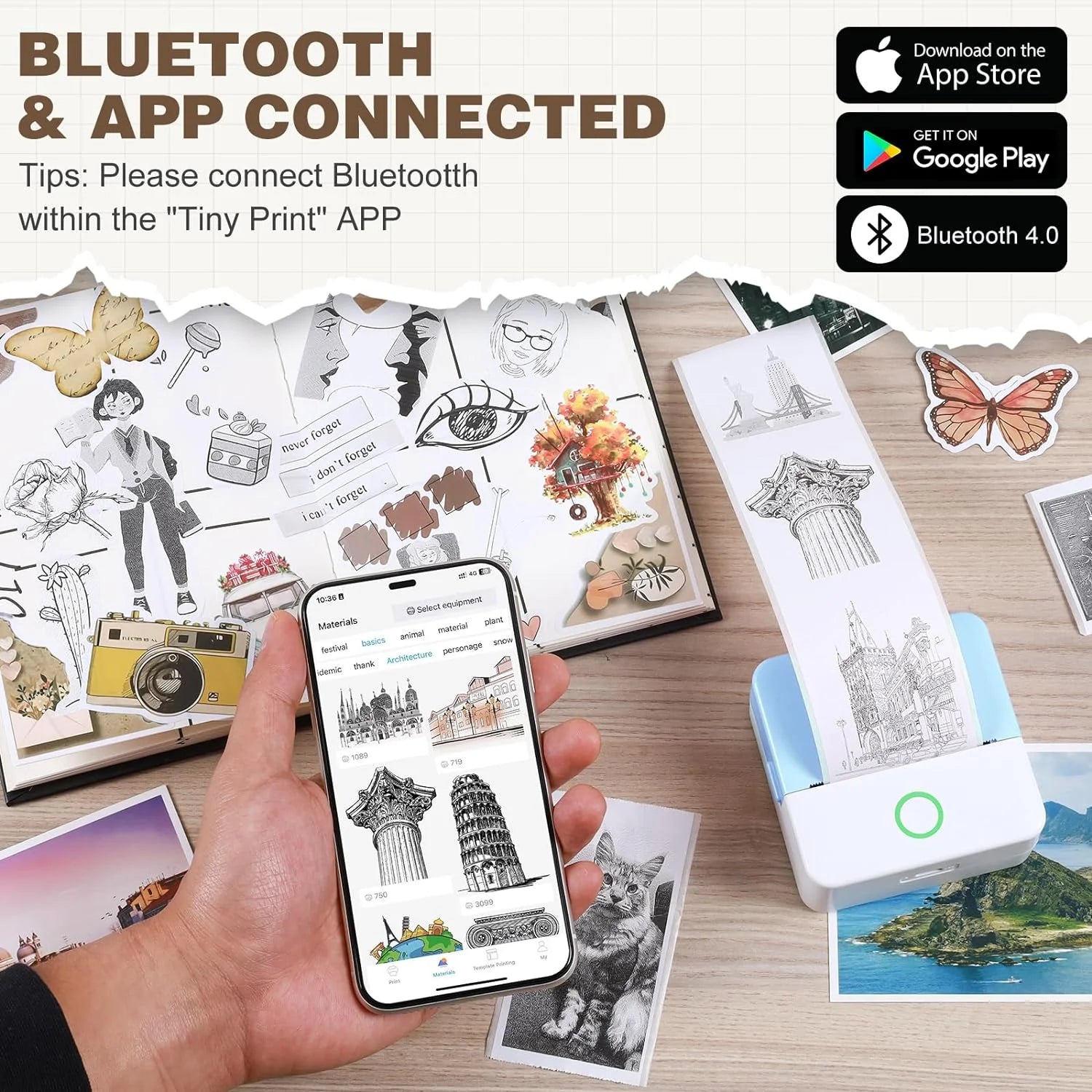 MiniPrintPro – Inkless Sticker & Label Maker